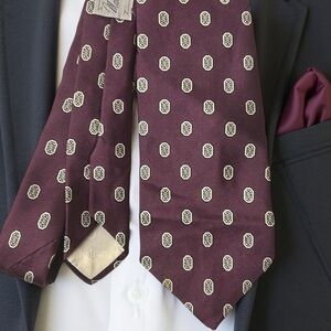 Vintage Christian Dior Purple Neat Tie